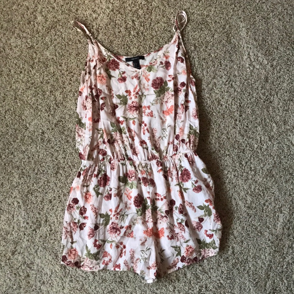 Forever 21 Floral Romper